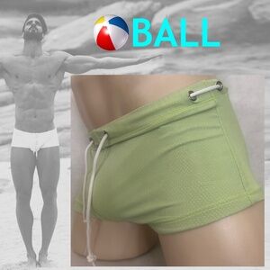 Ball Square Cut Swimsuit 28-36" waist Nylon / spandex Gently worn No size